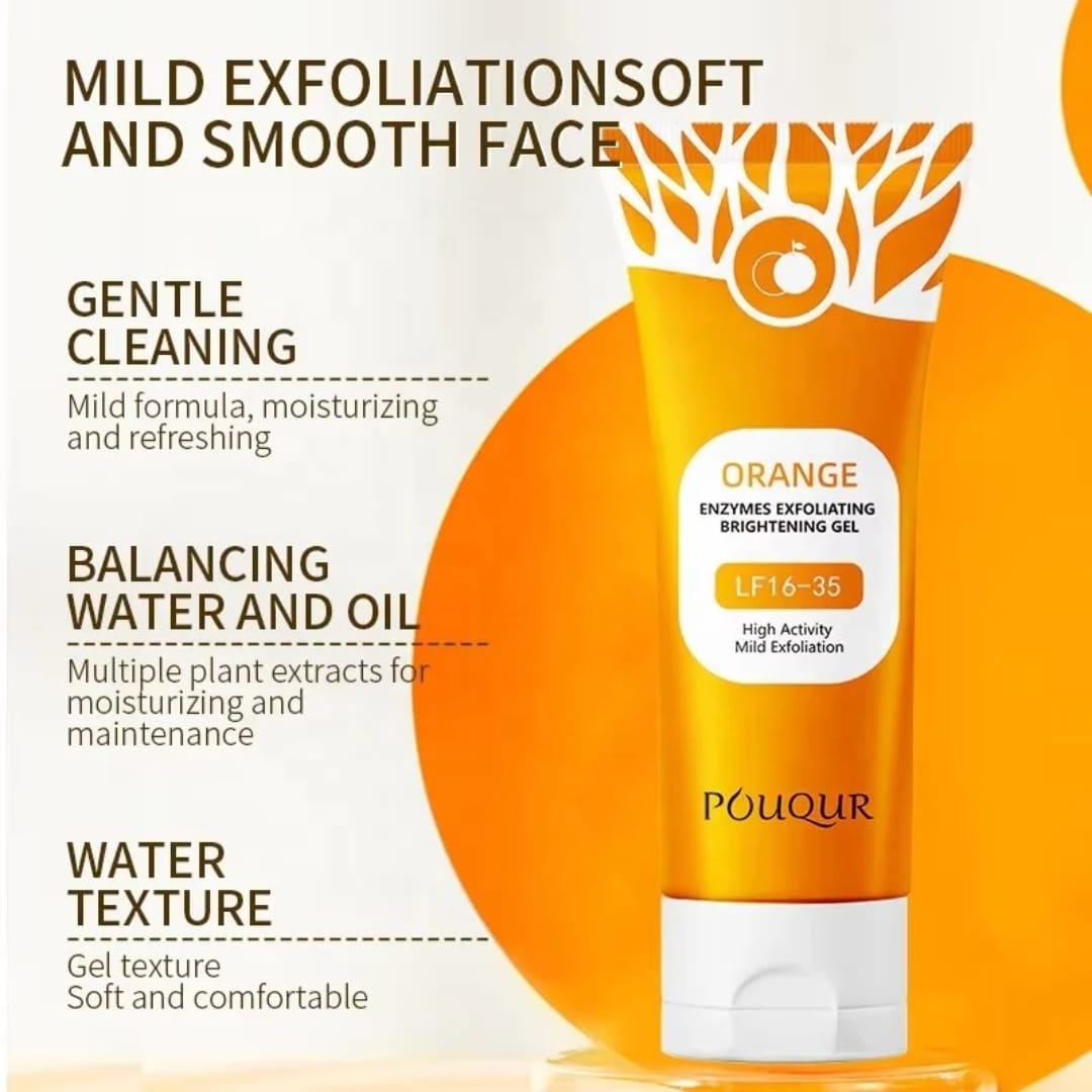 Gel texture on skin