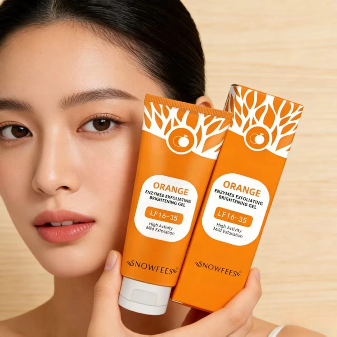 Brighter skin after using facial cleanser